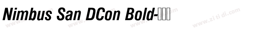 Nimbus San DCon Bold字体转换 Nimbus San DCon Bold字体转换
